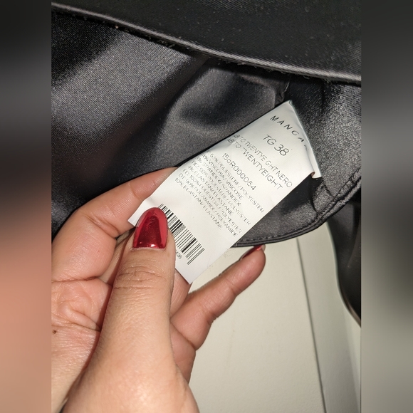 11. NWT MANGANO MADE IN ITALY STRAPLESS DRESS WITH BOLERO - Picture 9 of 13